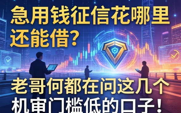 急用钱征信花哪里还能借？老哥们都在问这几个机审门槛低的口子！