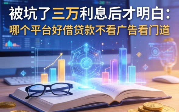 被坑了三万利息后才明白：哪个平台好借贷款不看广告看门道