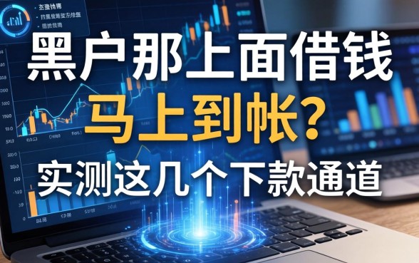 黑户那上面借钱马上到帐？实测这几个下款通道