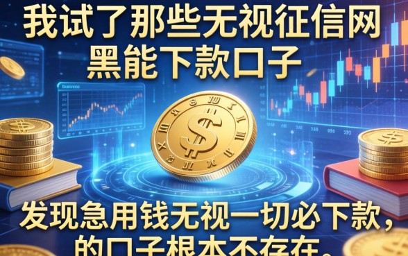 我试了那些无视征信网黑能下款的口子，发现急用钱无视一切必下款的口子根本不存在