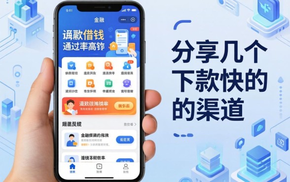 手机借钱通过率高的软件：分享几个下款快的渠道
