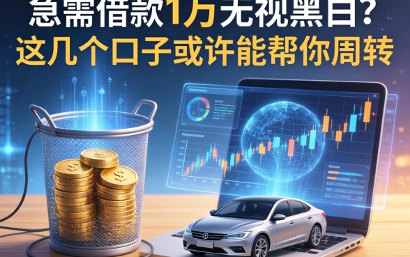 急需借款1万无视黑白？这几个口子或许能帮你周转