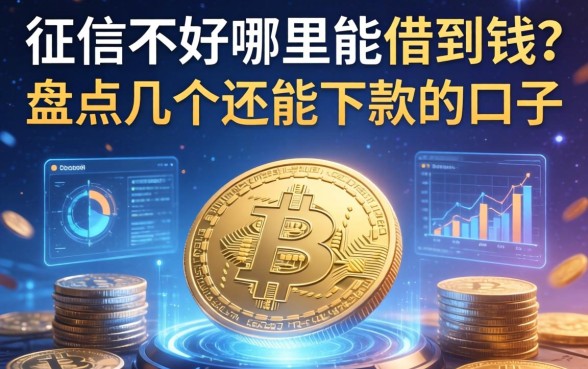征信不好哪里能借到钱？盘点几个还能下款的口子