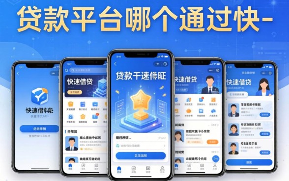 贷款平台哪个通过快-，整理五个手机和身份证快速借钱软件