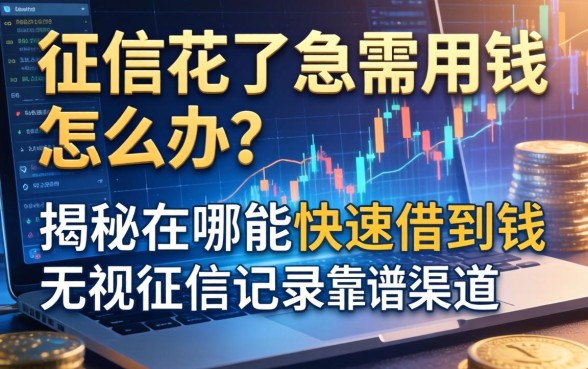 征信花了急需用钱怎么办？揭秘在哪能快速借到钱无视征信记录的靠谱渠道