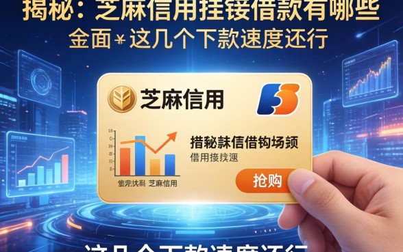 揭秘和芝麻信用挂钩的借款有哪些，这几个下款速度还行