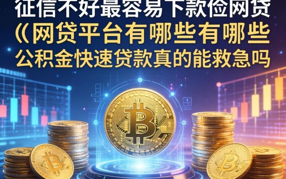 征信不好最容易下款的网贷平台有哪些，公积金快速贷款真的能救急吗