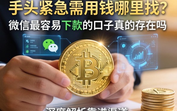 手头紧急需用钱哪里找？微信最容易下款的口子真的存在吗？深度解析靠谱渠道