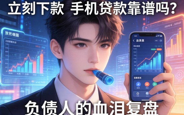立刻下款的手机贷款靠谱吗？一个负债人的血泪复盘