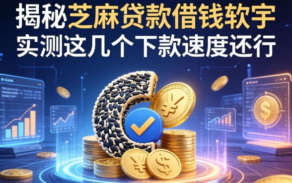 揭秘芝麻贷款借钱软件：实测这几个下款速度还行
