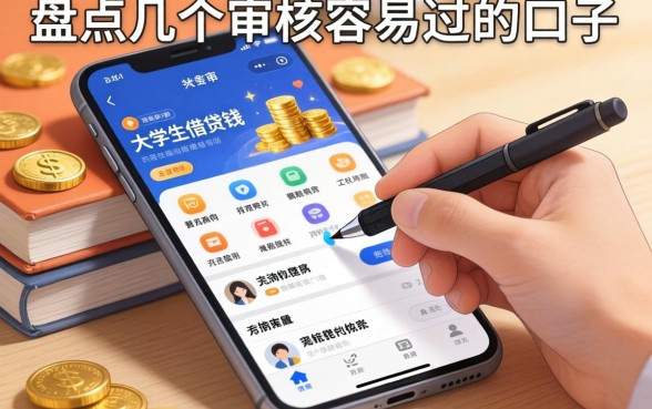 大学生手机借钱软件有哪些？盘点几个审核容易过的口子