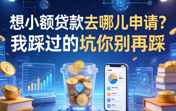 想小额贷款去哪里申请？我踩过的坑你别再踩