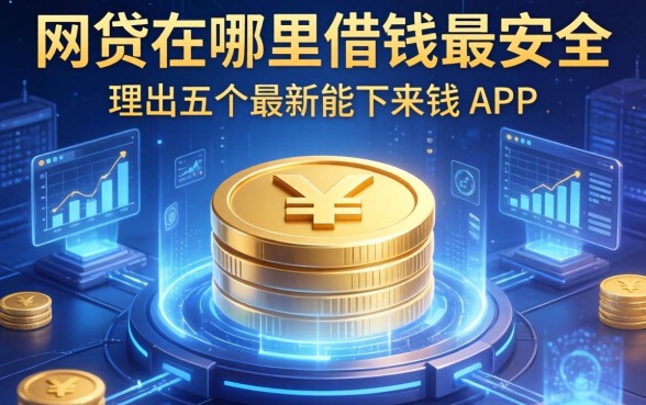 网贷在哪里借钱最安全，理出五个最新能下来钱的app