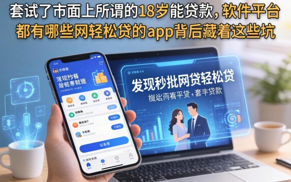 我试了市面上所谓的18岁能贷款的软件平台都有哪些，发现秒批网贷轻松贷的app背后藏着这些坑