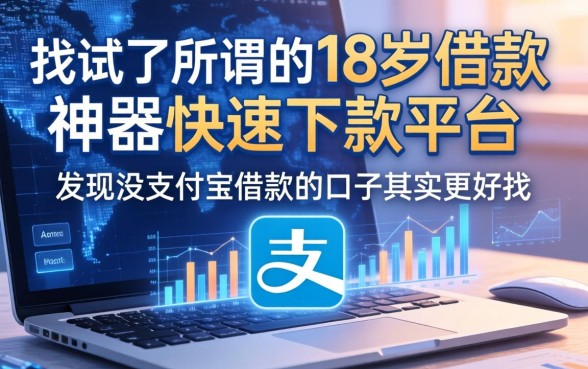 我试了所谓的18岁借款神器快速下款平台，发现没支付宝借款的口子其实更好找