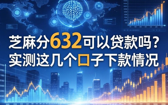 芝麻分632可以贷款吗？实测这几个口子下款情况