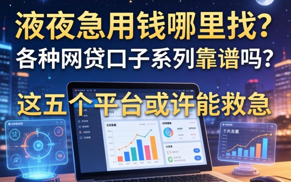 深夜急用钱哪里找？各种网贷口子系列靠谱吗？这五个平台或许能救急