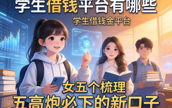 学生借钱平台有哪些，梳理五个高炮必下的新口子