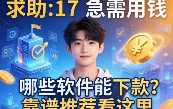 求助！本人17岁急需用钱，哪些软件能下款？靠谱推荐看这里