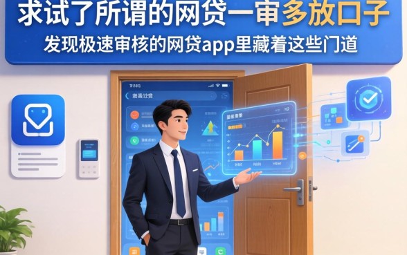 我试了所谓的网贷一审多放的口子，发现极速审核的网贷app里藏着这些门道