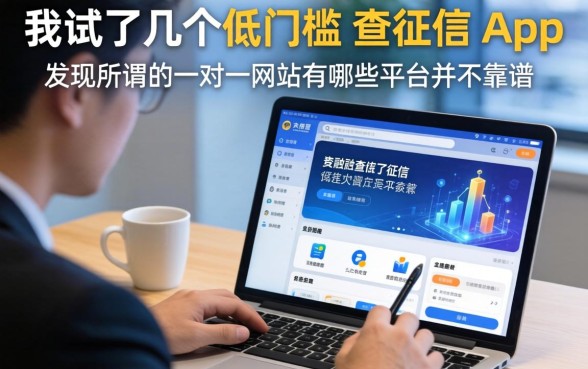 我试了几个低门槛不查征信的app，发现所谓的一对一网站有哪些平台并不靠谱