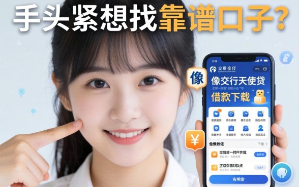 手头紧想找靠谱口子？像交行天使贷借款app下载一样正规的借钱软件有哪些？