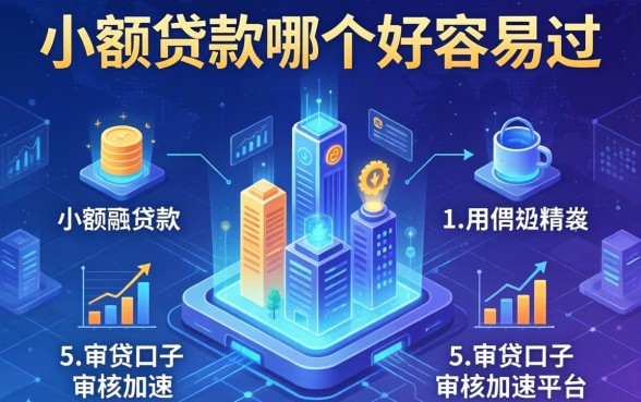 小额贷款哪个好容易过，细致阐述5个审贷口子审核加快的平台