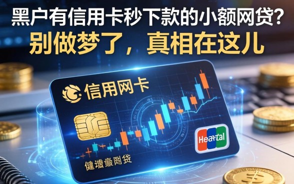 黑户有信用卡秒下款的小额网贷？别做梦了，真相在这儿