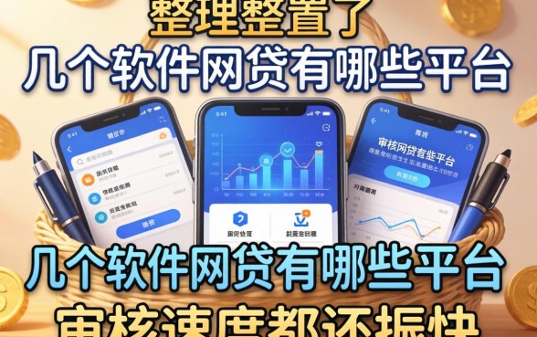 整理了几个软件网贷有哪些平台，审核速度都还挺快