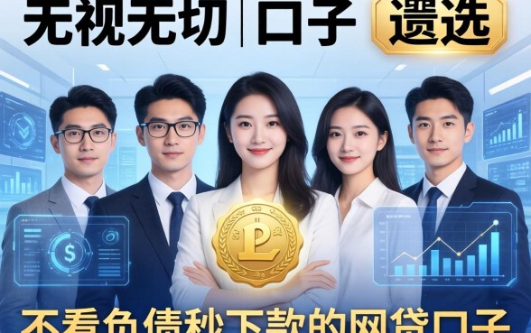 无视一切的口子2026，遴选五个不看负债秒下款的网贷口子