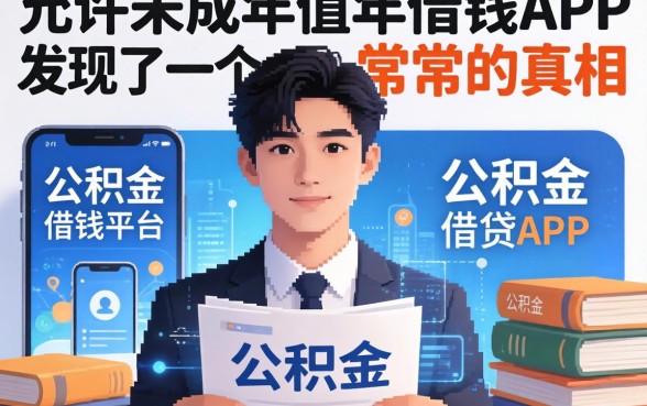 我翻遍了允许未成年借钱的平台和公积金借钱app，发现了一个反常识的真相