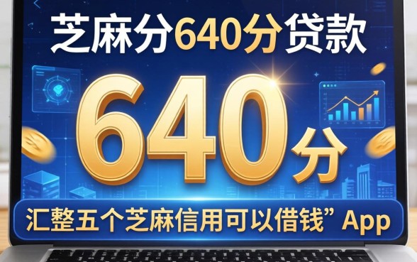 芝麻分640分贷款，汇整五个芝麻信用可以借钱的app