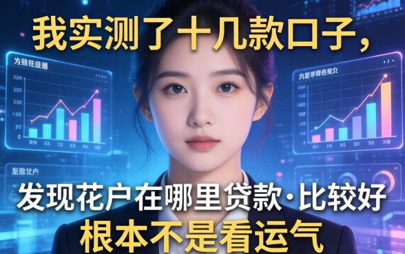 我实测了十几款口子,发现花户在哪里贷款比较好根本不是看运气