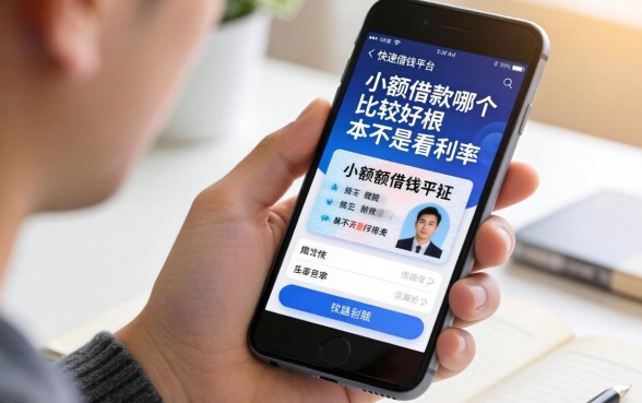 我用手机和身份证快速借钱平台，发现小额借款哪个比较好根本不是看利率