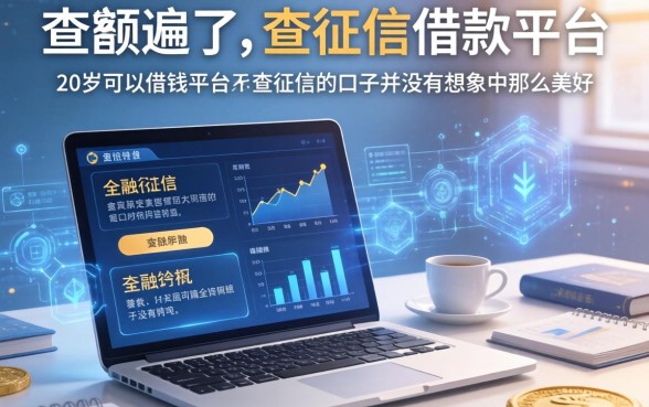 我翻遍了2026不查征信借款平台，发现20岁可以借钱平台不查征信的口子并没有想象中那么美好