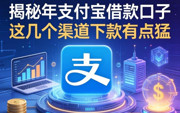揭秘2026年支付宝借款口子：这几个渠道下款有点猛