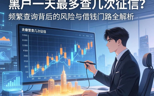 黑户一天最多查几次征信？频繁查询背后的风险与借钱门路全解析