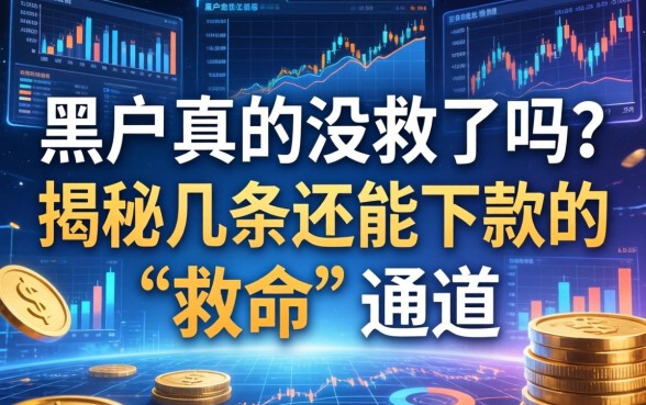 黑户真的没救了吗？揭秘几条还能下款的“救命”通道