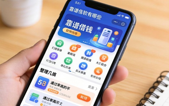 手机靠谱借钱的软件有哪些？整理几个通过率高的平台