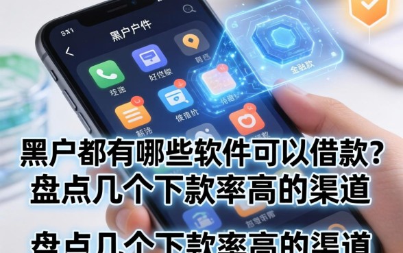 黑户手机上都有哪些软件可以借款？盘点几个下款率高的渠道