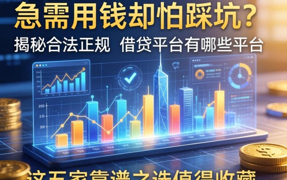 急需用钱却怕踩坑？揭秘合法正规的借贷平台有哪些平台，这五家靠谱之选值得收藏