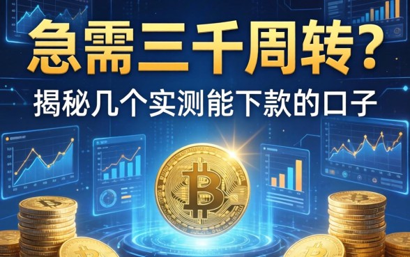 急需三千周转？揭秘几个实测能下款的口子