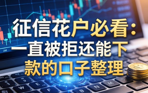 征信花户必看：一直被拒还能下款的口子整理