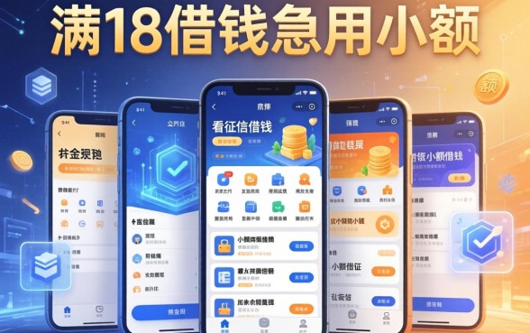 满18借钱急用小额，细致阐述5个不看征信小额借钱的app