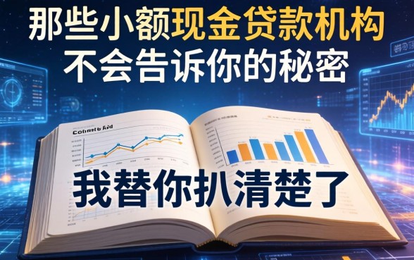 那些小额现金贷款机构不会告诉你的秘密，我替你扒清楚了