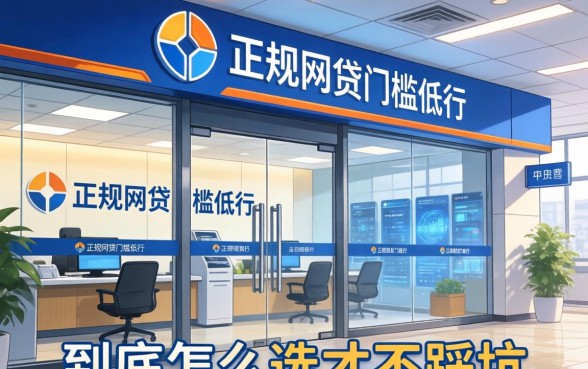 银行内部视角：正规网贷门槛低的平台到底怎么选才不踩坑