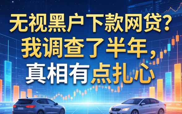 无视黑户下款的网贷？我调查了半年，真相有点扎心
