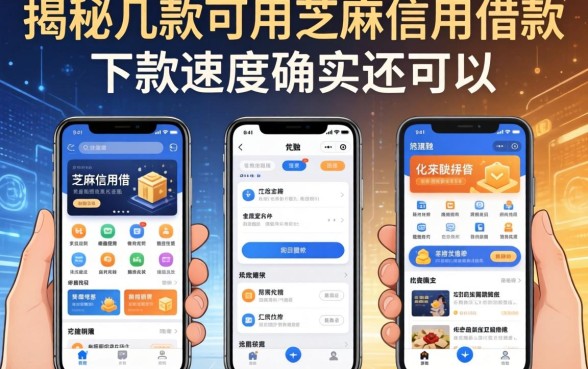 揭秘几款可用芝麻信用借款的软件，下款速度确实还可以