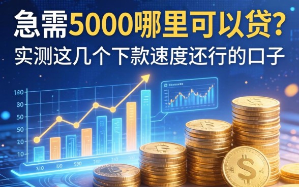 急需5000哪里可以贷？实测这几个下款速度还行的口子