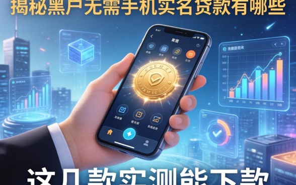 揭秘黑户无需手机实名的贷款有哪些，这几款实测能下款